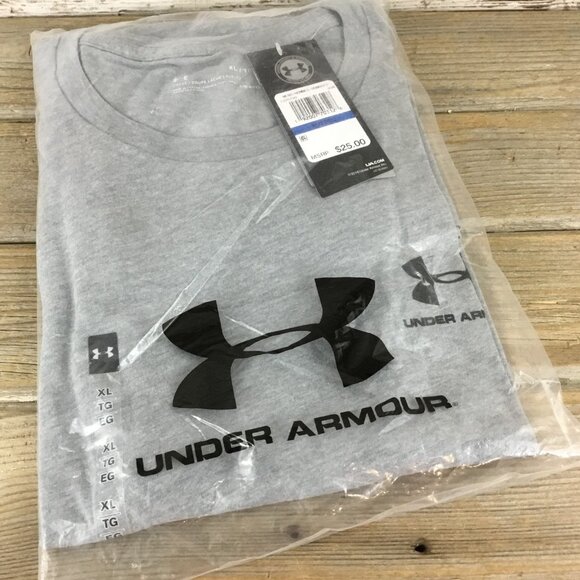 Under Armour HeatGear Men’s T-Shirt XL Heather Gray - Picture 1 of 6